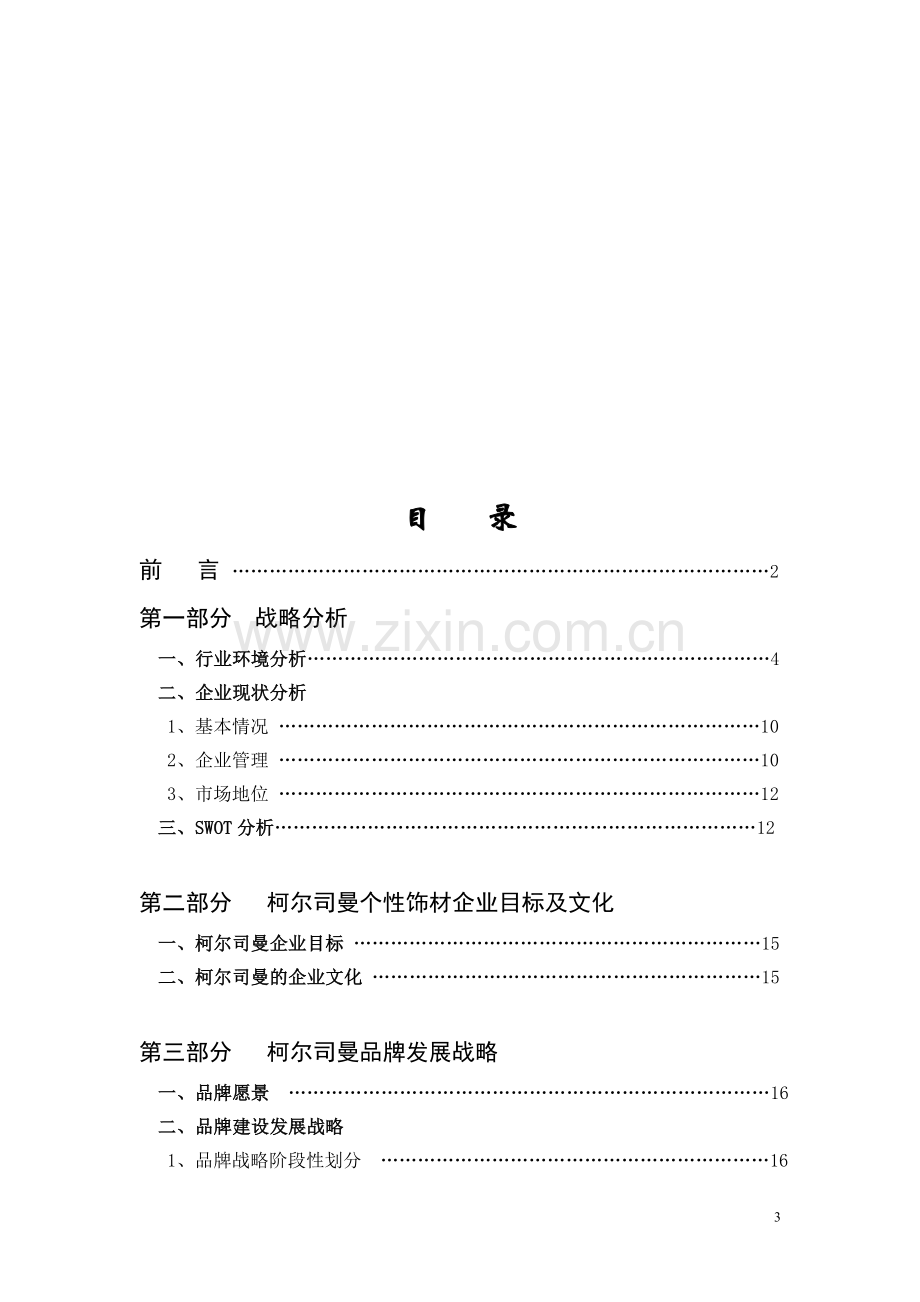 柯尔司曼品牌发展战略规划书.doc_第3页