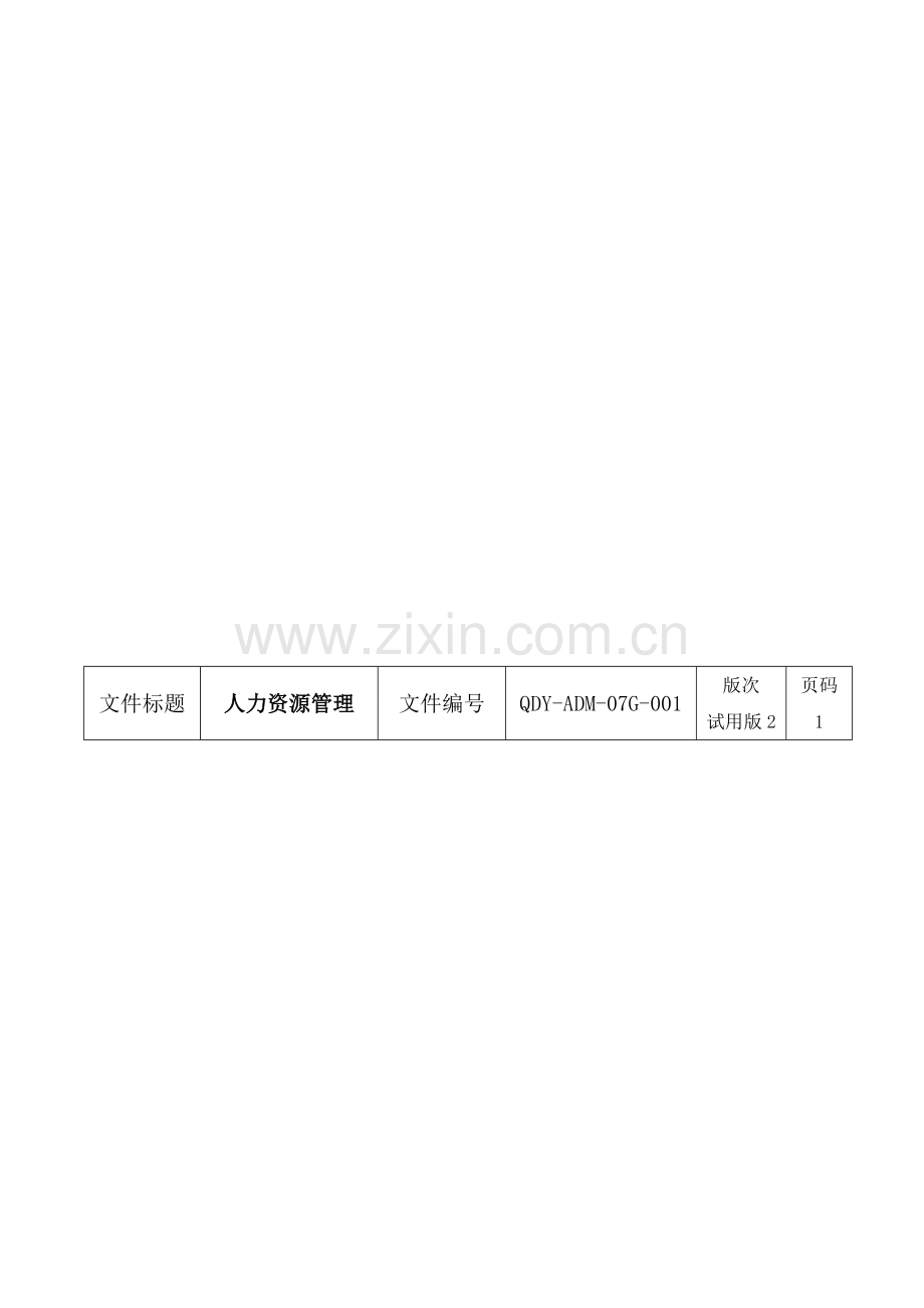 人力资源管理制度(1月1日正式实施).doc_第1页