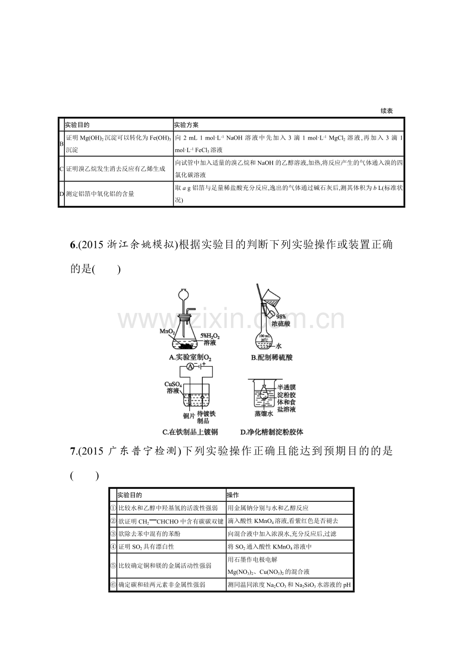 高三化学复习专题能力训练13.doc_第3页