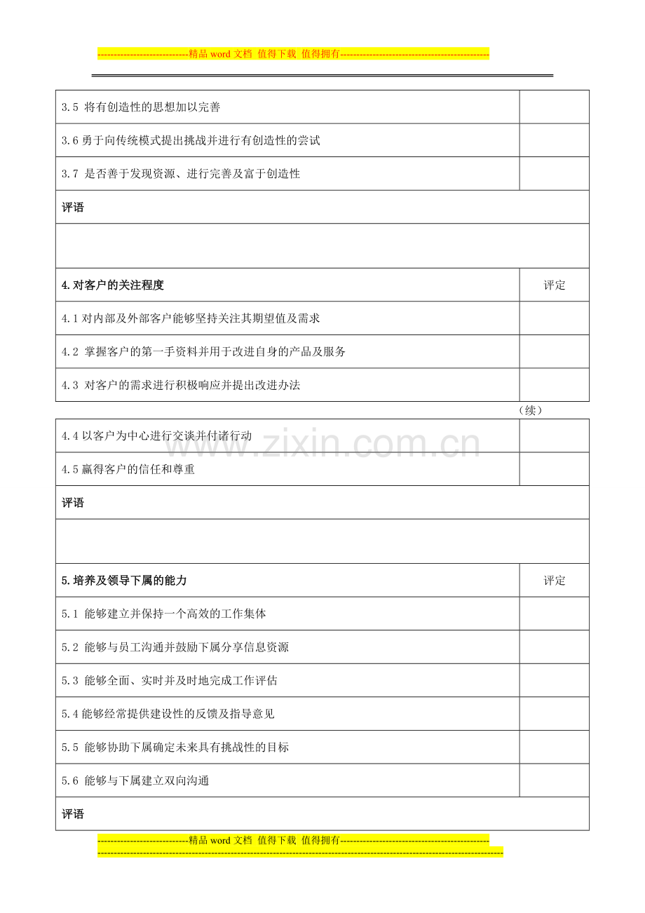 员工综合技能考核表..doc_第2页