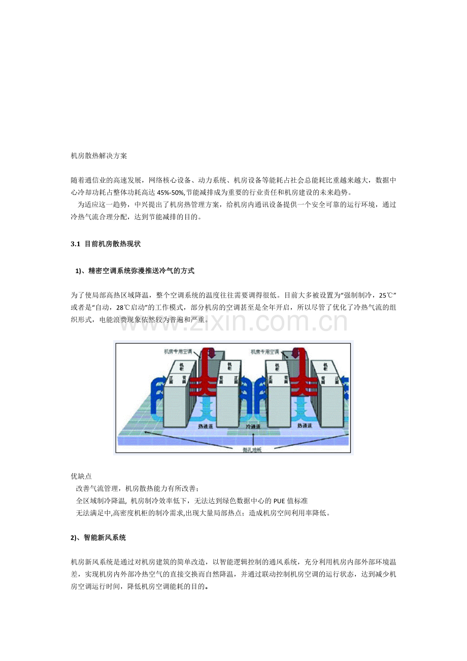 机房散热解决方案.doc_第1页