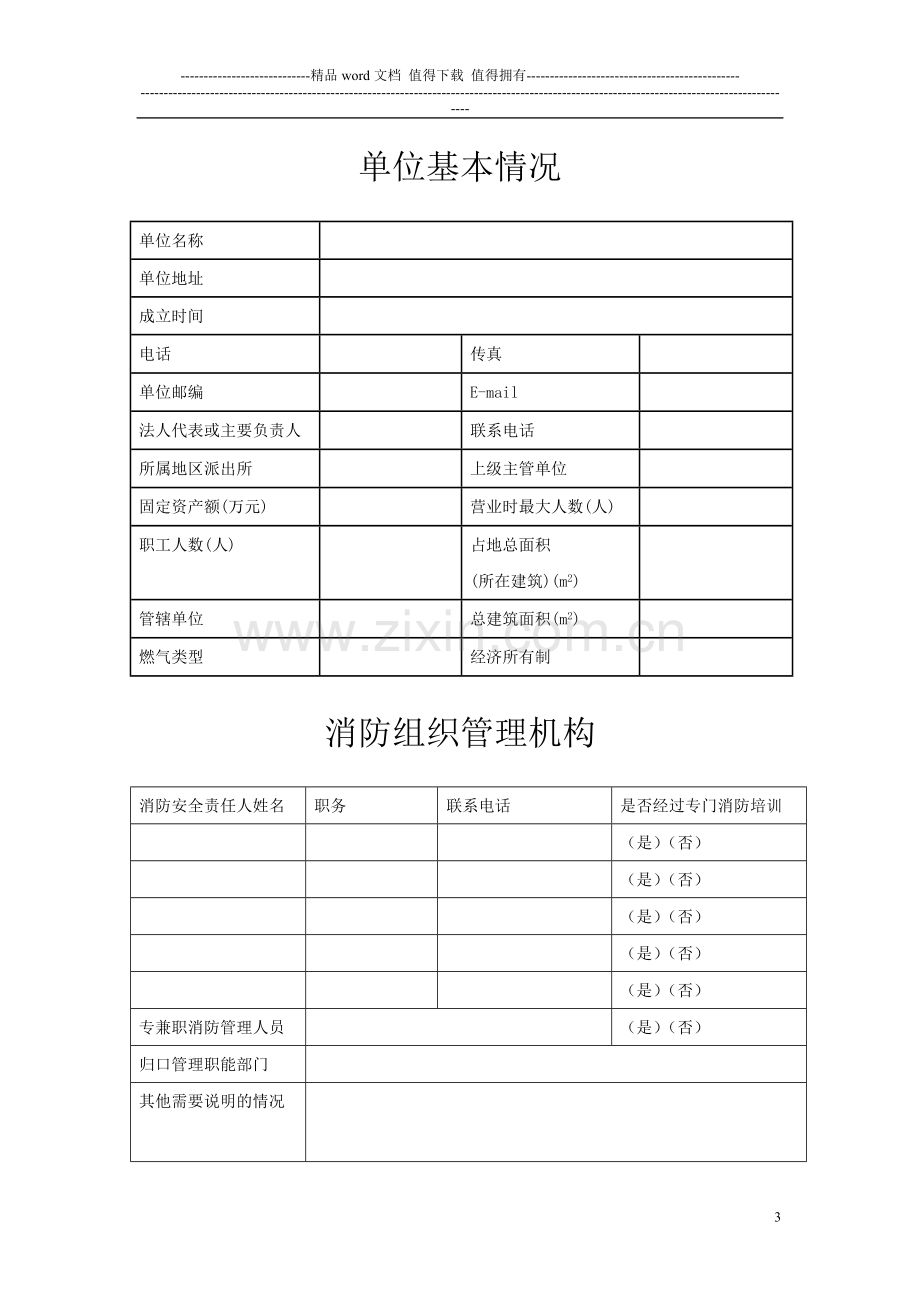 消防安全重点单位资料：消防档案.doc_第3页