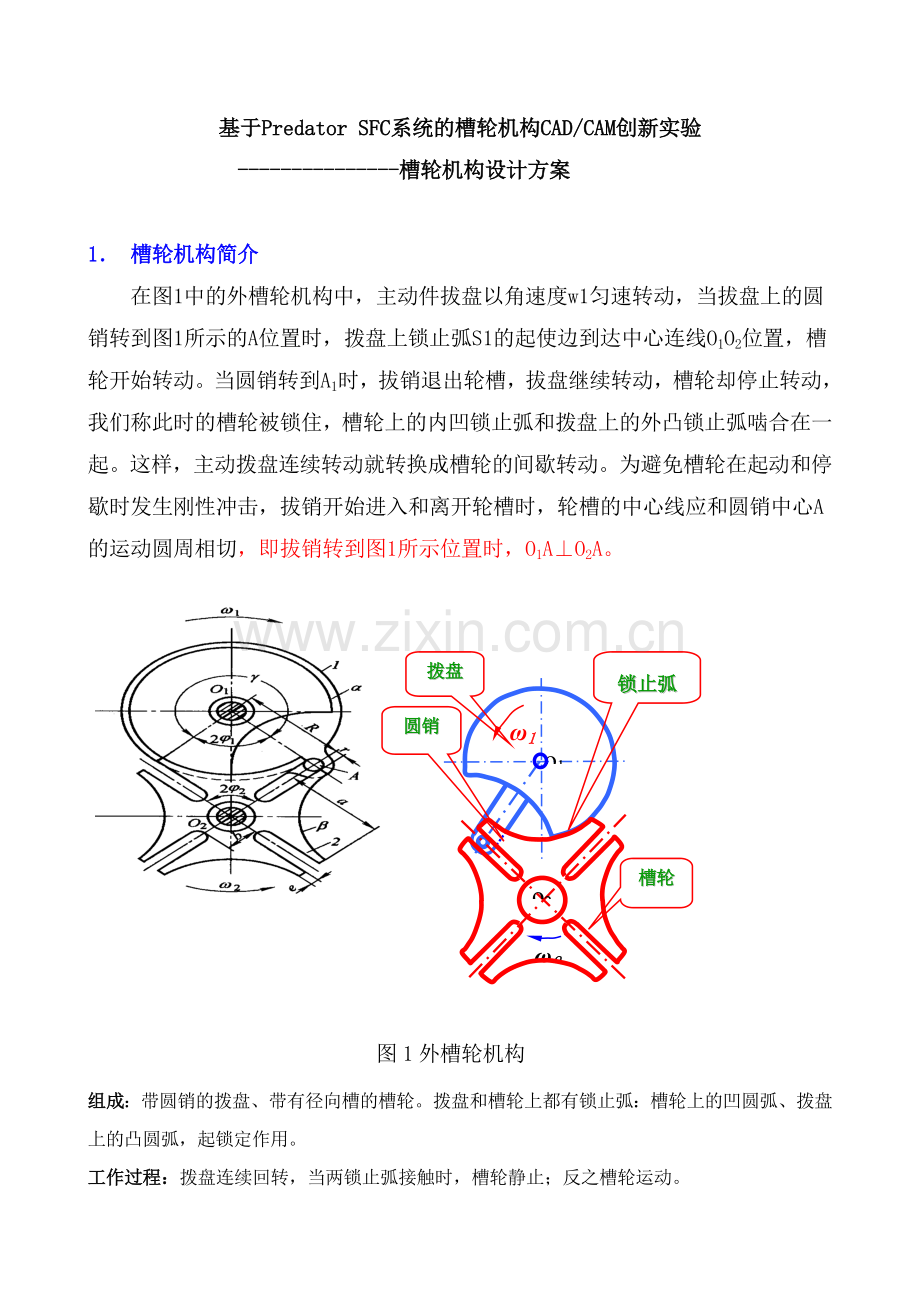 槽轮机构设计方案.doc_第1页