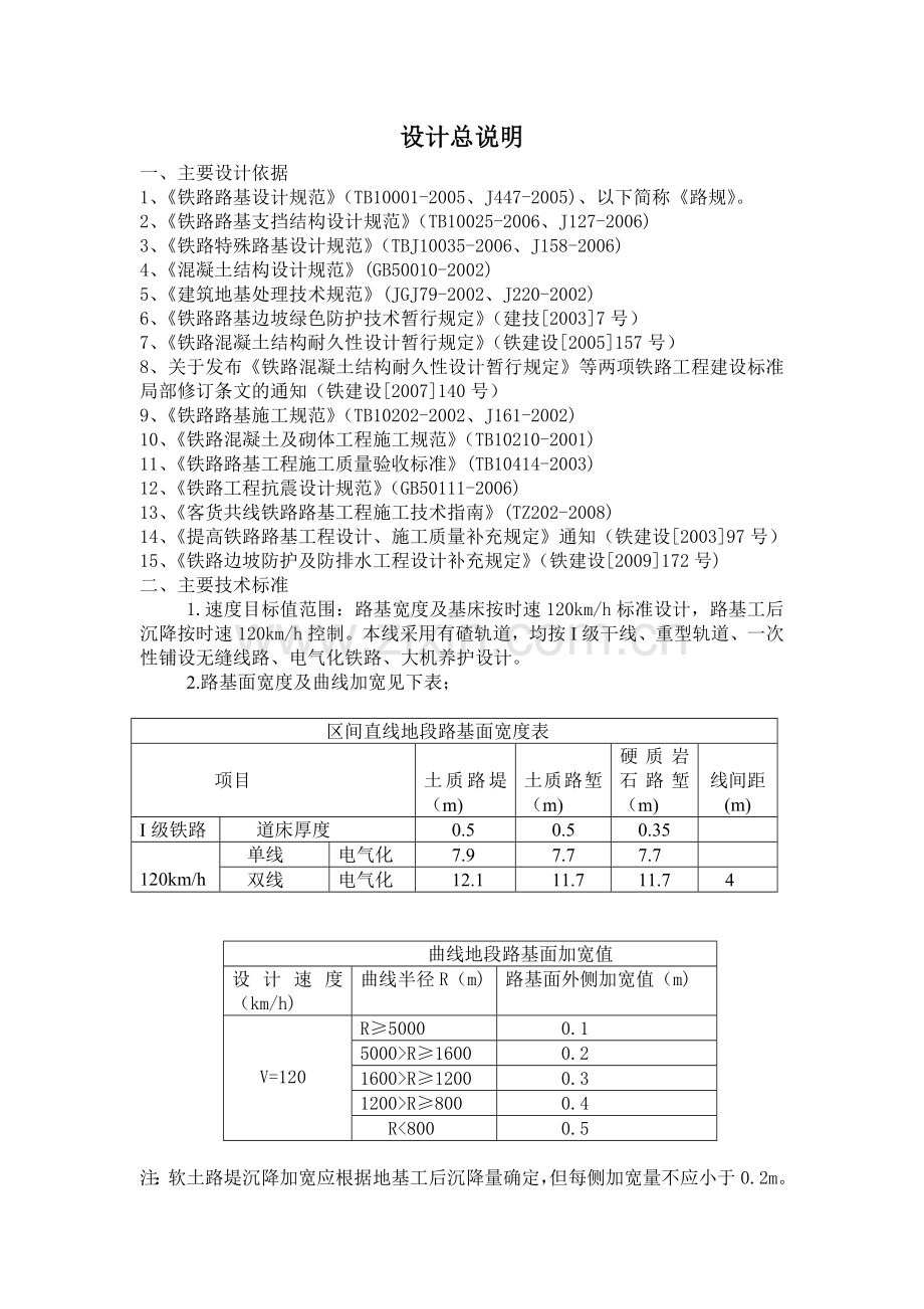 路基工程与施工参考图集设计总说明..doc_第1页