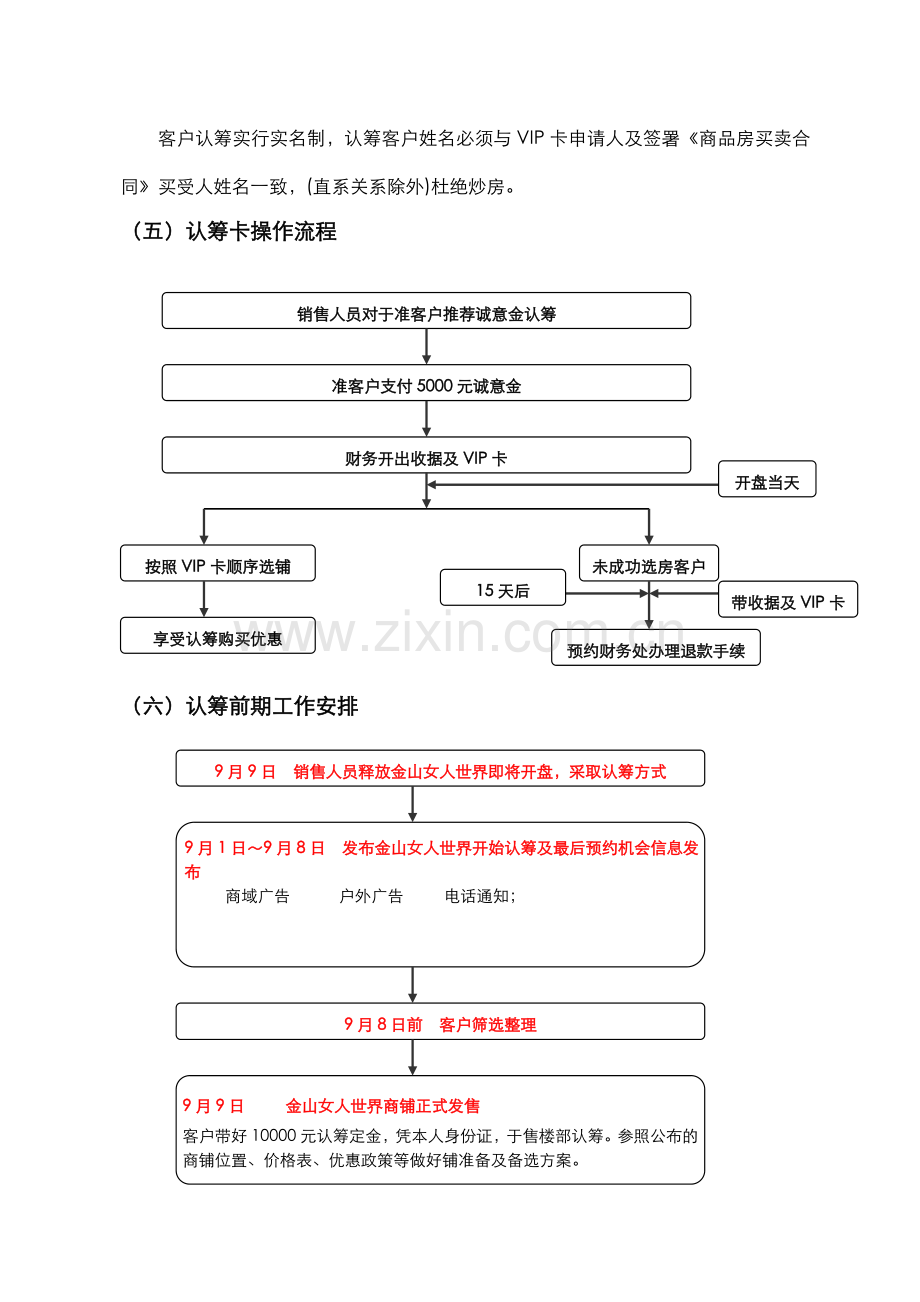 金山女人世界开盘认筹方案.doc_第2页