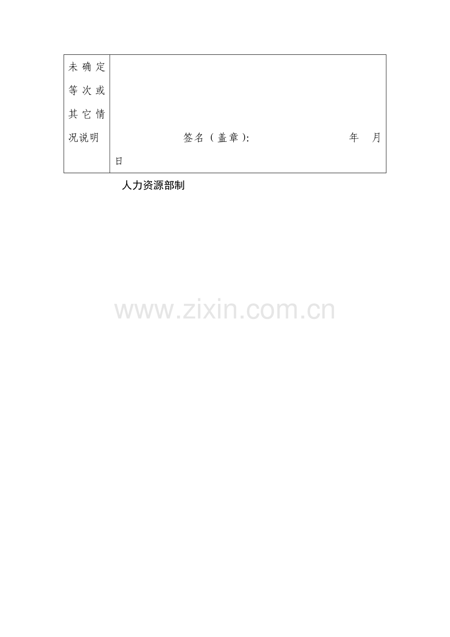 公司员工年度考核表..doc_第3页