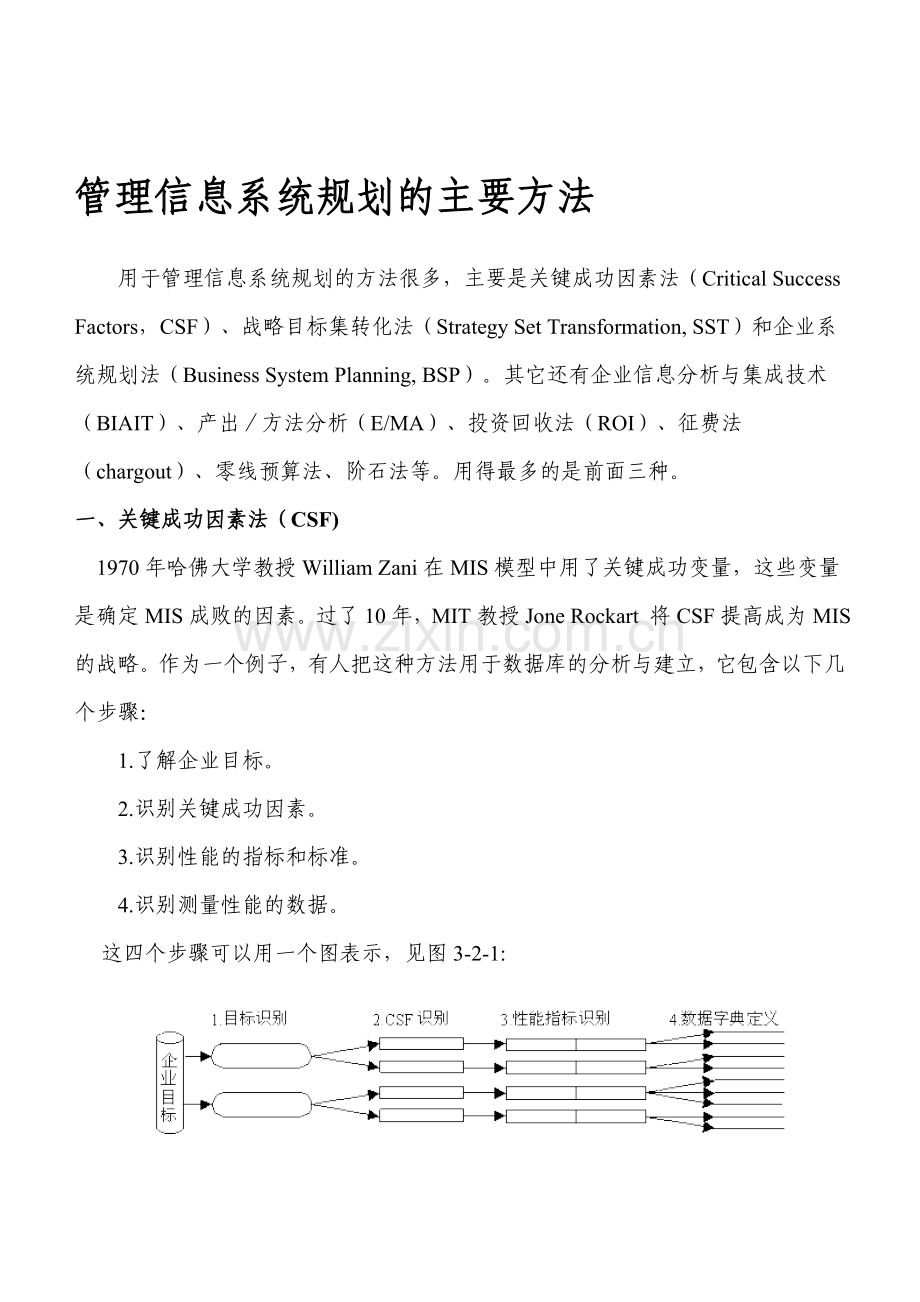 管理信息系统规划的主要方法.doc_第1页