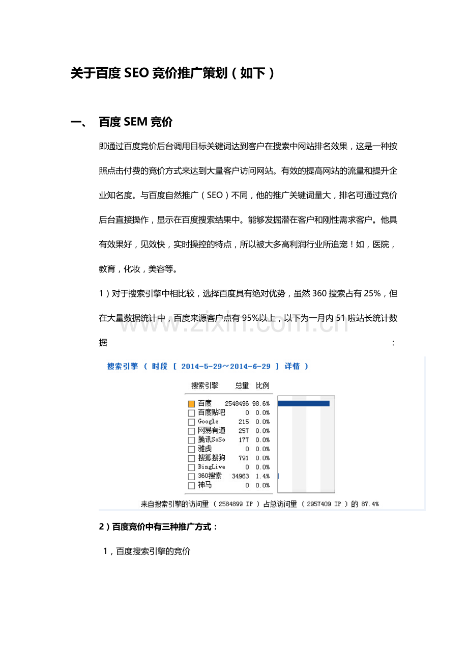 百度竞价SEO实用推广策划方案.doc_第1页