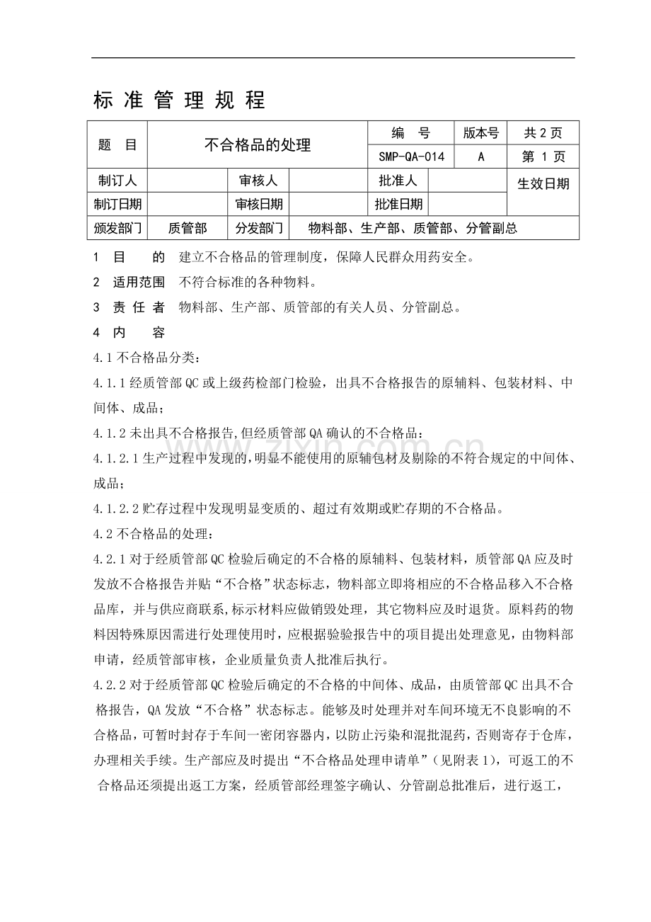 化肥不合格品处理制度.doc_第1页