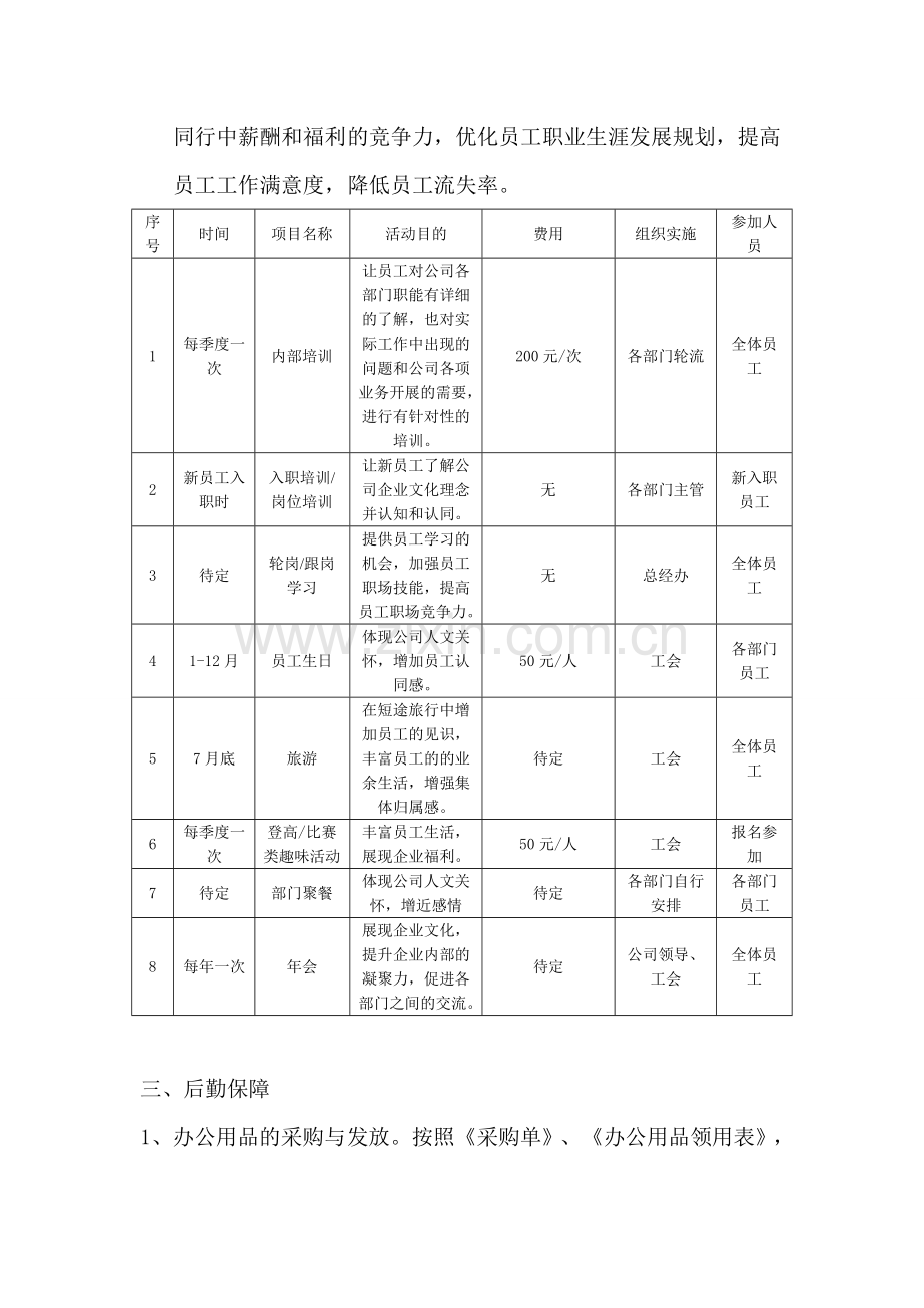 2015年总经办年度工作计划更新版.doc_第3页