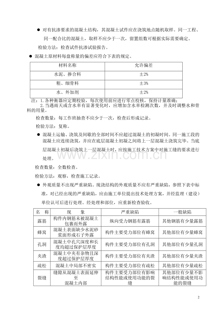 混凝土工程质量监理细则.doc_第3页