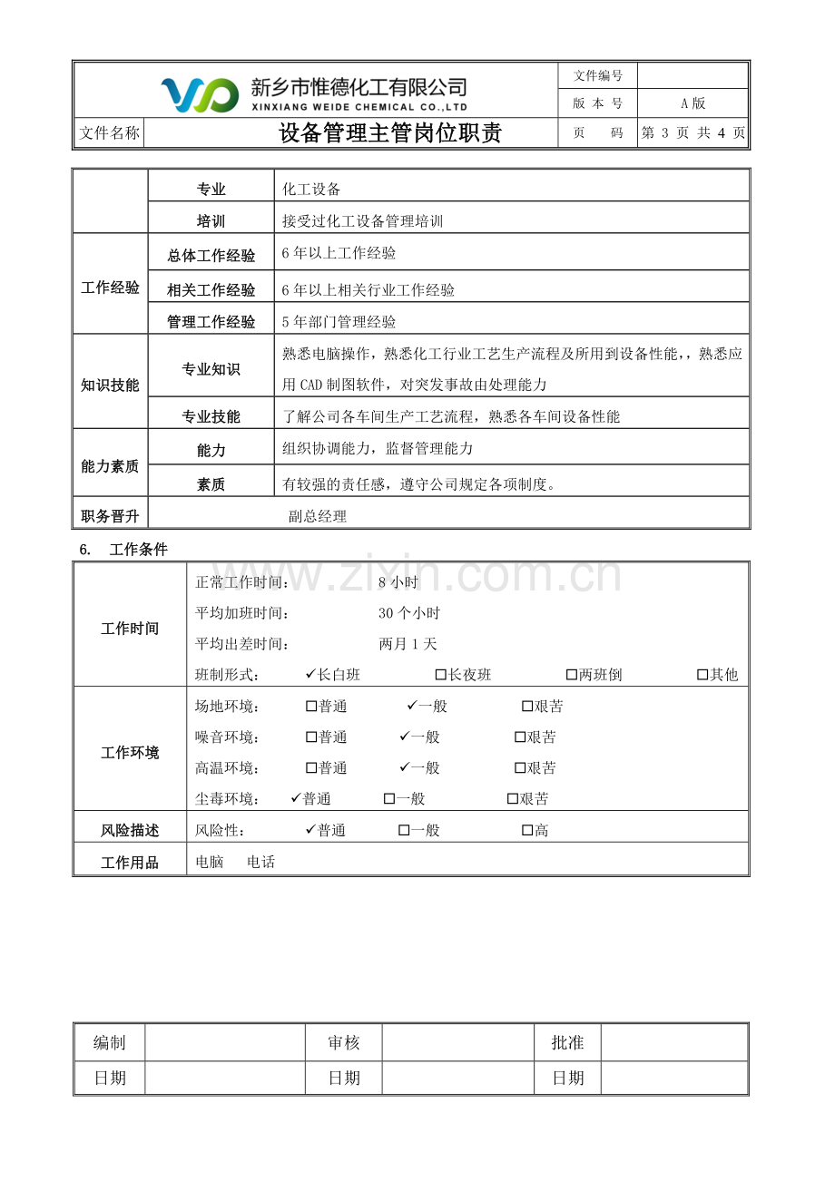 设备主管岗位职责.doc_第3页