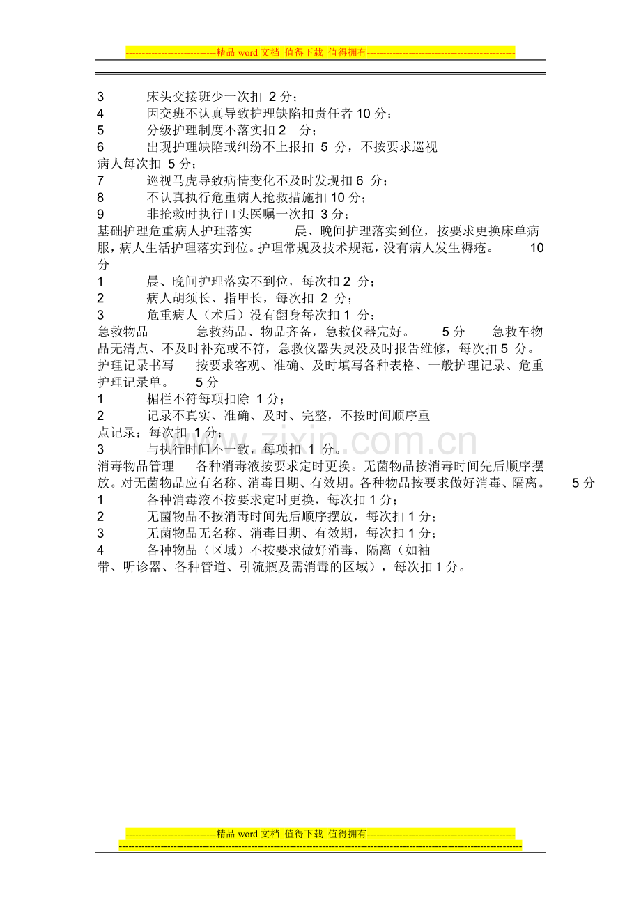 医院护理绩效考核方案..doc_第3页