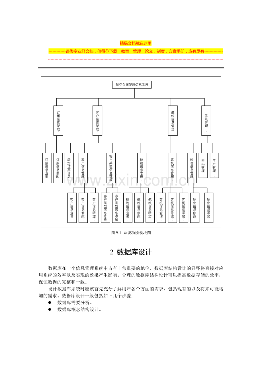 基于VB航空公司管理信息系统毕业设计论文(含源文件).doc_第2页