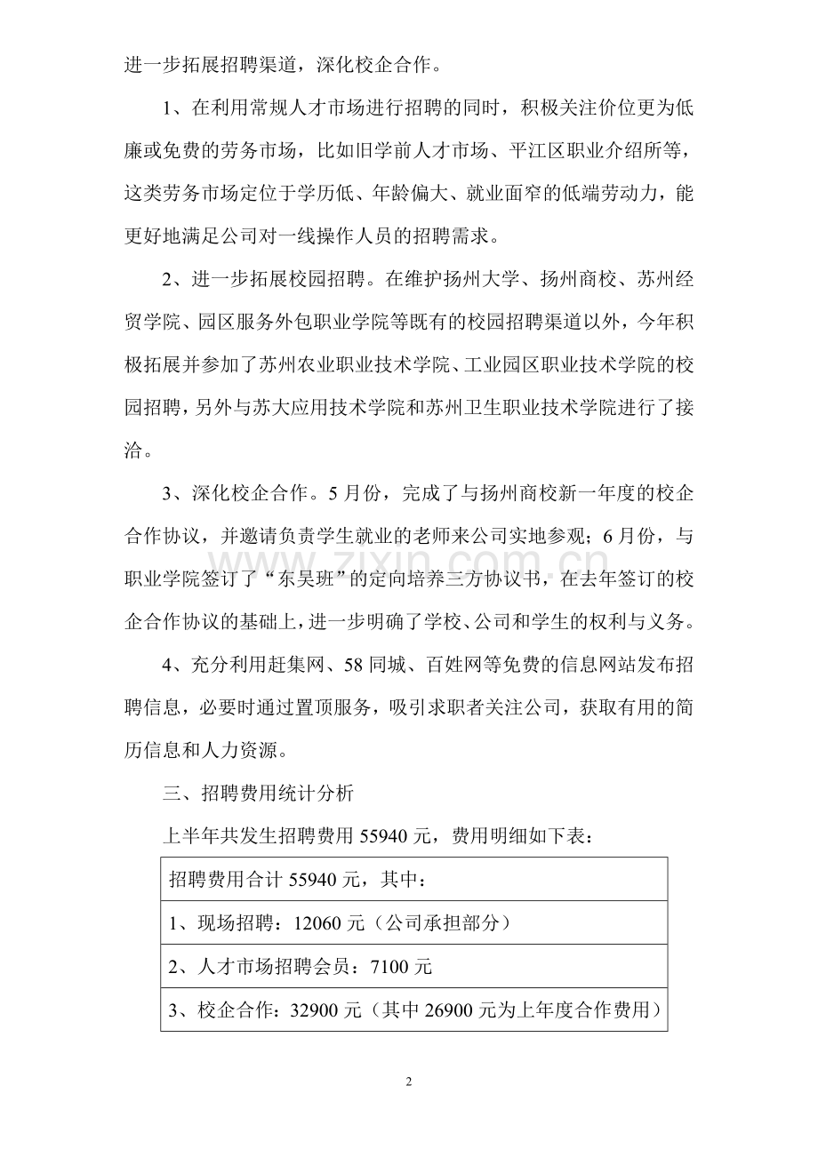 公司年度招聘工作总结报告.doc_第2页