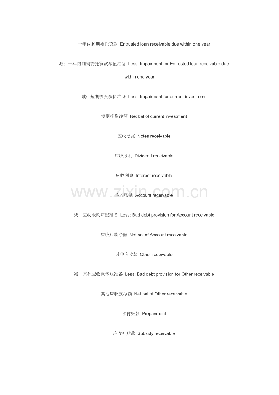 英文会计报表制作.doc_第2页