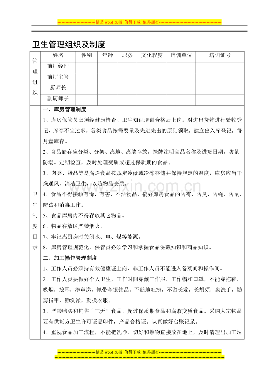 卫生管理组织及制度.doc_第1页