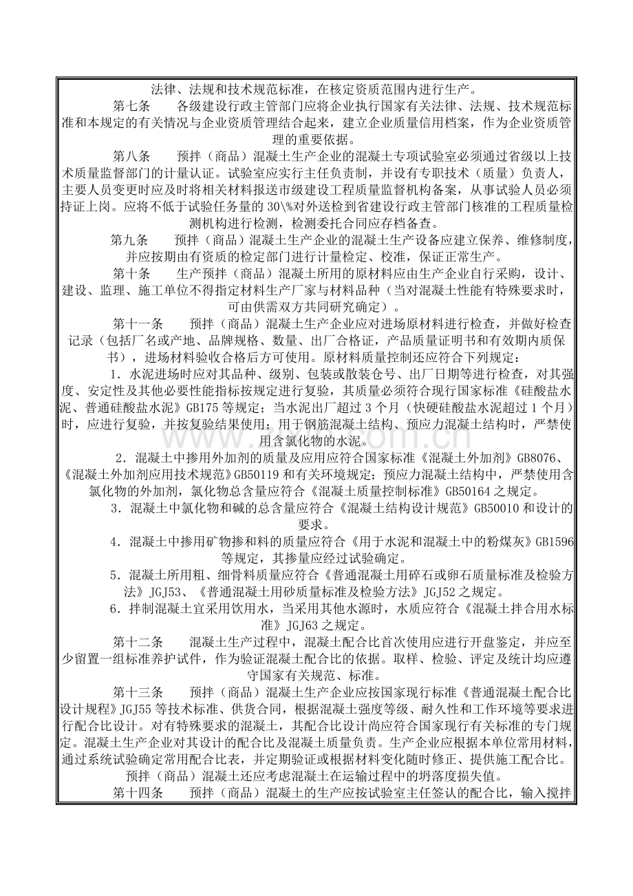 河南省预拌(商品)混凝土质量监督管理暂行规定.doc_第2页