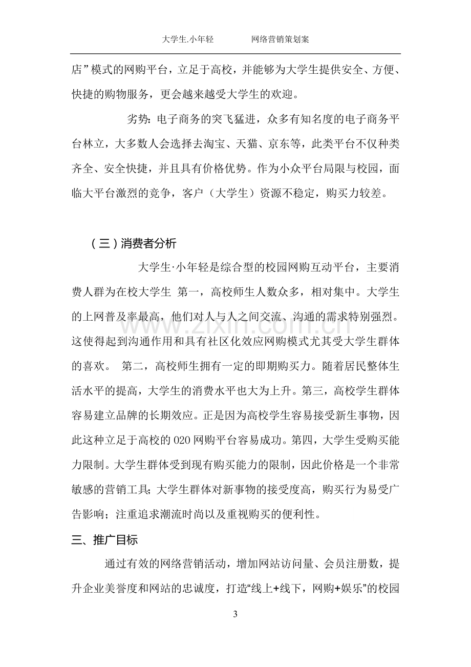 网络营销策划案——毕业论文.doc_第3页