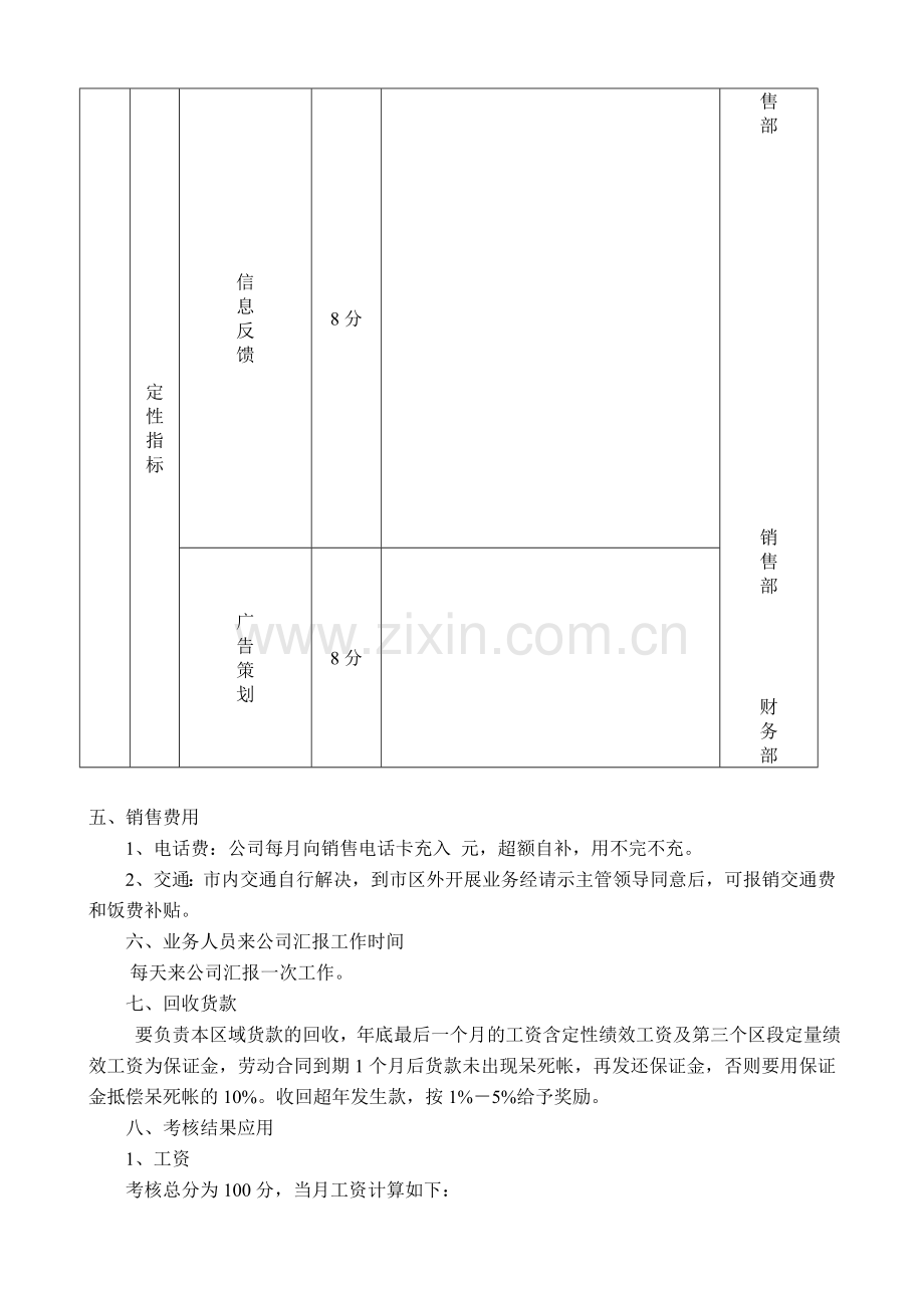 区域营销员绩效管理方案.doc_第3页