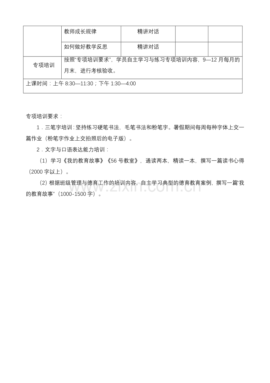 教师培训班培训方案.doc_第3页