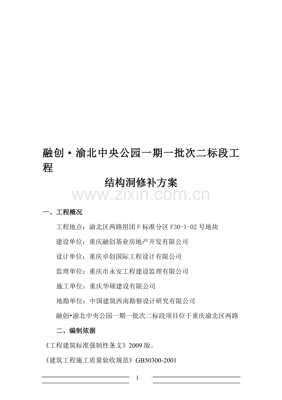 结构洞修补方案.doc_第1页