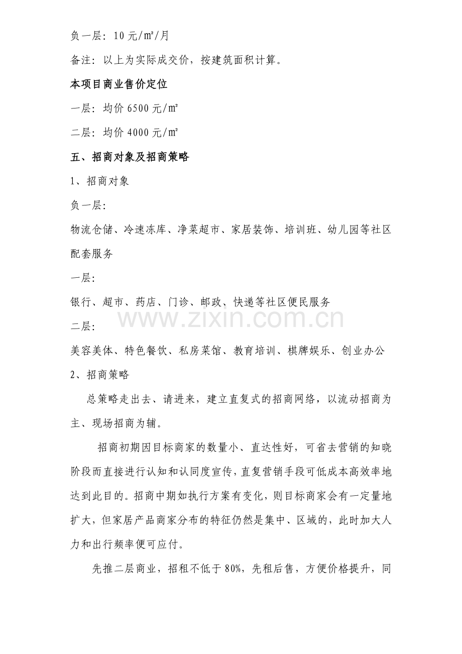 某项目商业招商方案.doc_第3页