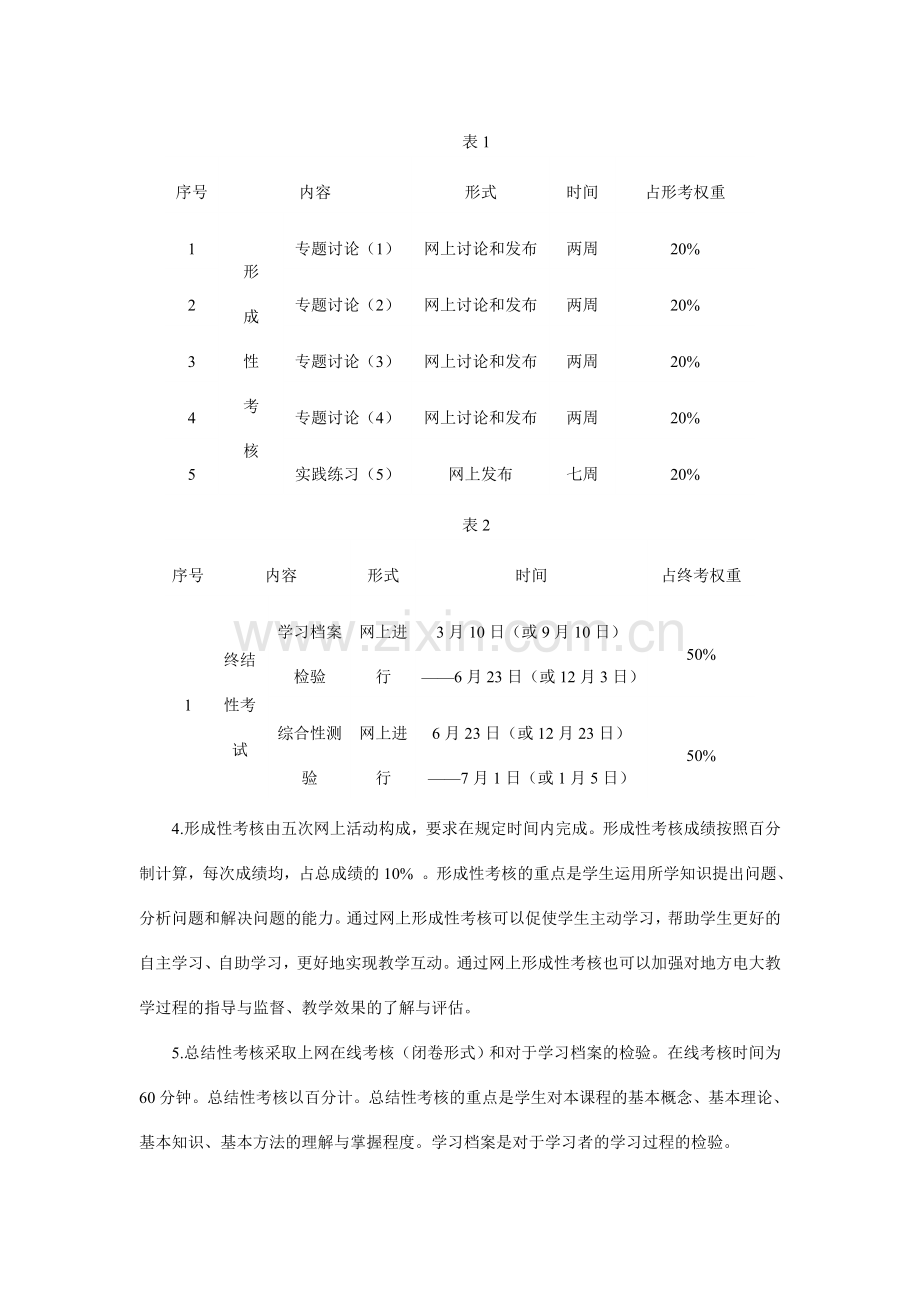 教学设计课程基于网络考核改革试点方案..doc_第2页