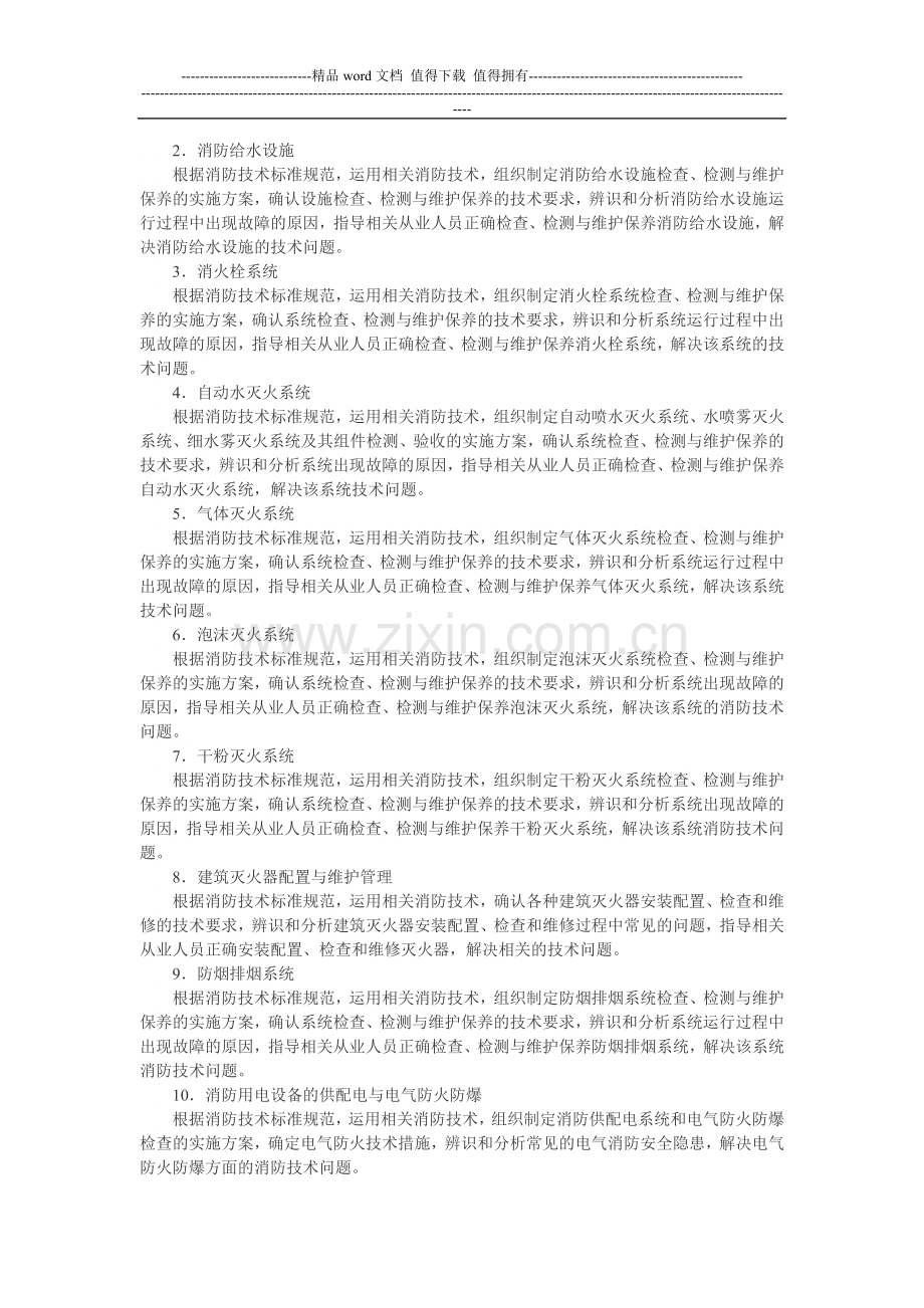 消防安全技术综合能力考试大纲Microsoft-Word-文档.doc_第2页