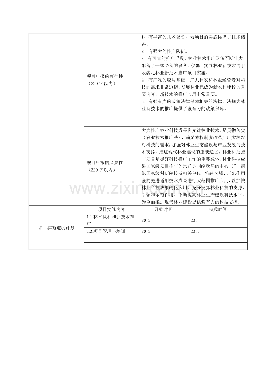 林业科技成果国家级项目推广财政支出绩效目标申报表.doc_第3页