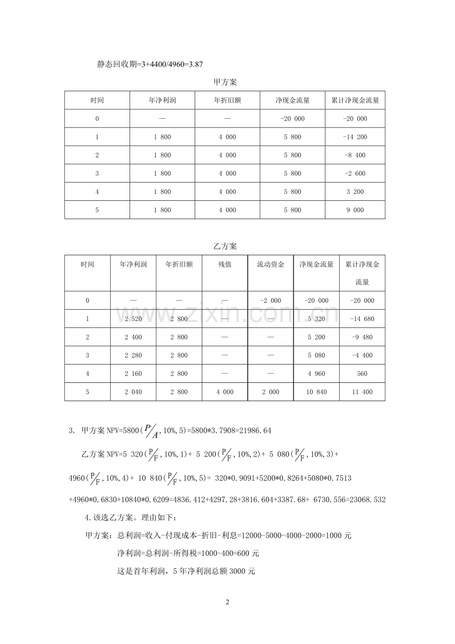 财务管理课后答案-第五章.doc_第2页