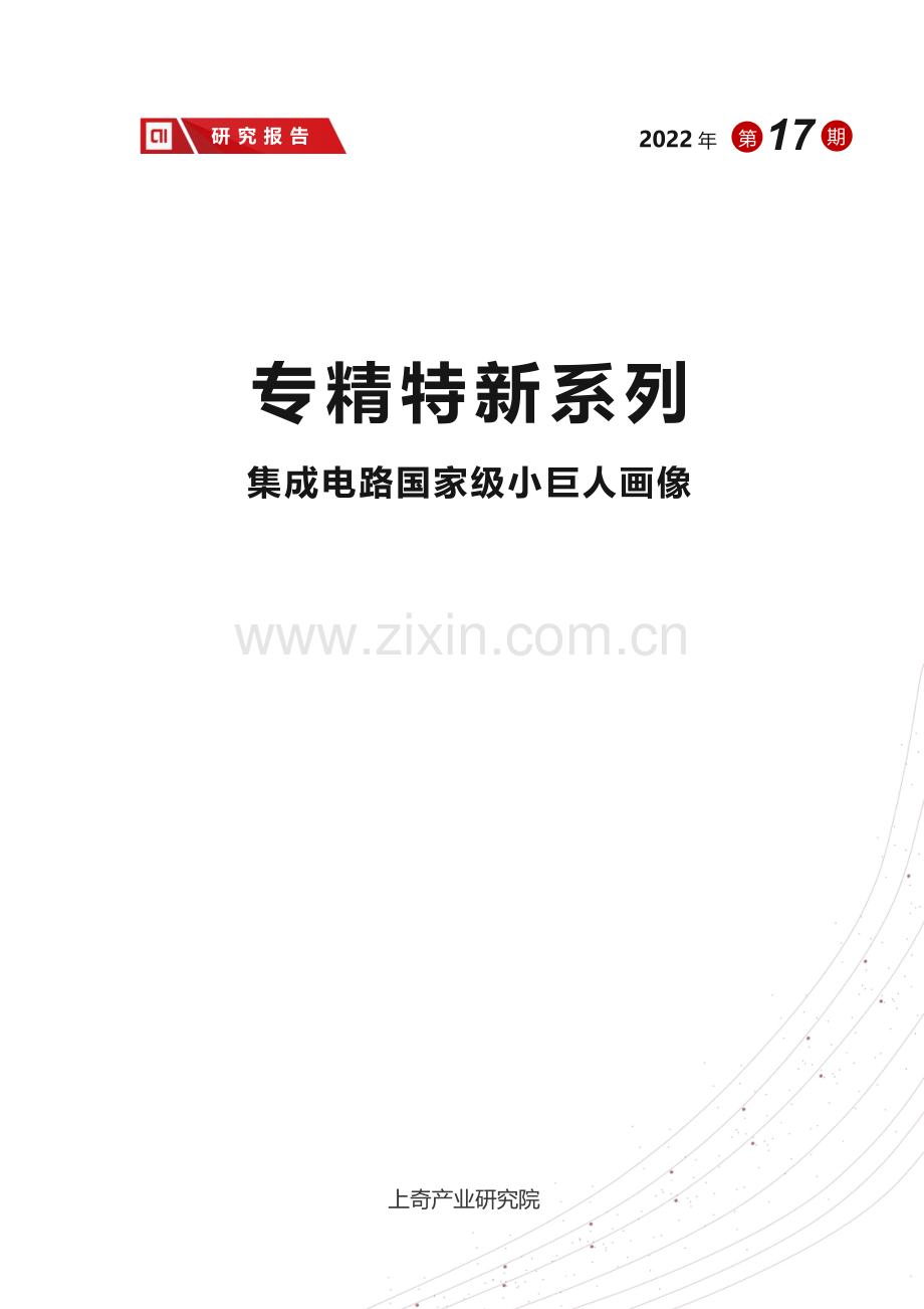 2022年集成电路国家级小巨人画像-专精特新系列.pdf_第1页