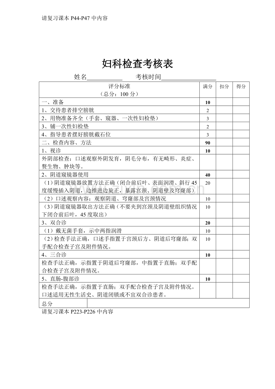 临床技能培训考核标准..doc_第2页