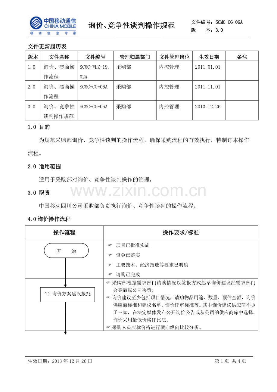 询价、竞争性谈判操作规范.doc_第1页