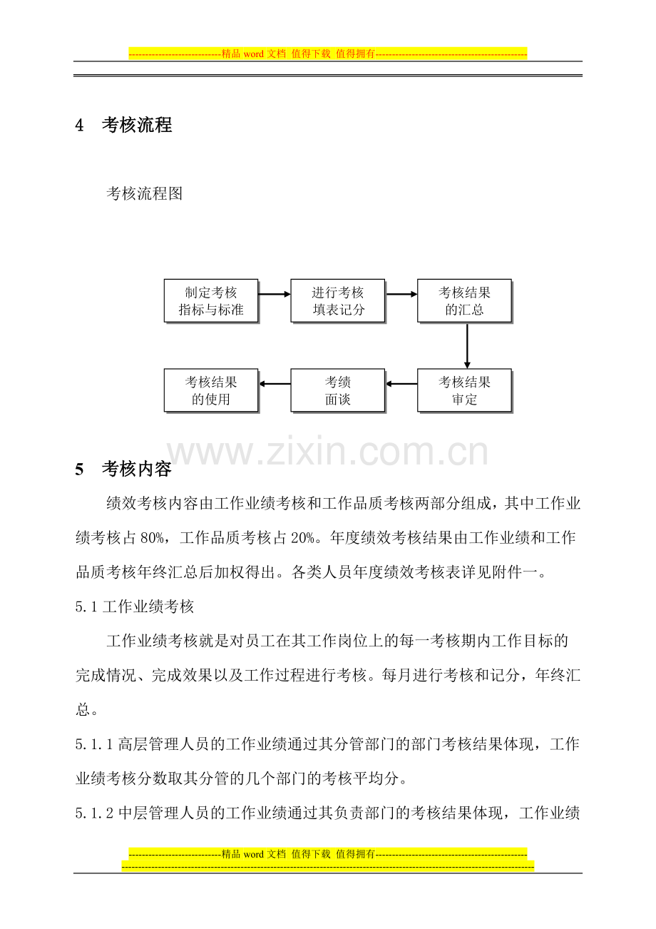 员工绩效考核管理暂行办法..doc_第3页