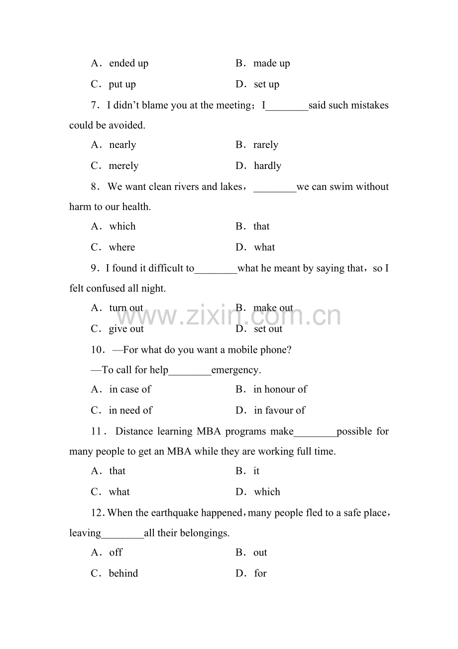 高二英语选修知识点课时检测试题15.doc_第2页