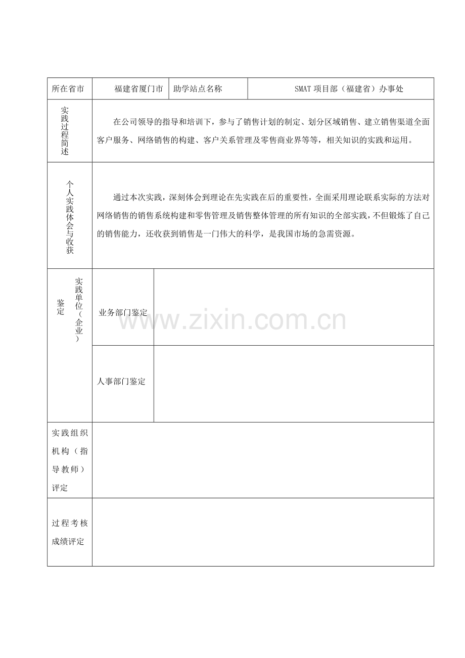 杜江-实践考核报告-销售管理学、网络销售、零售管理.doc_第2页