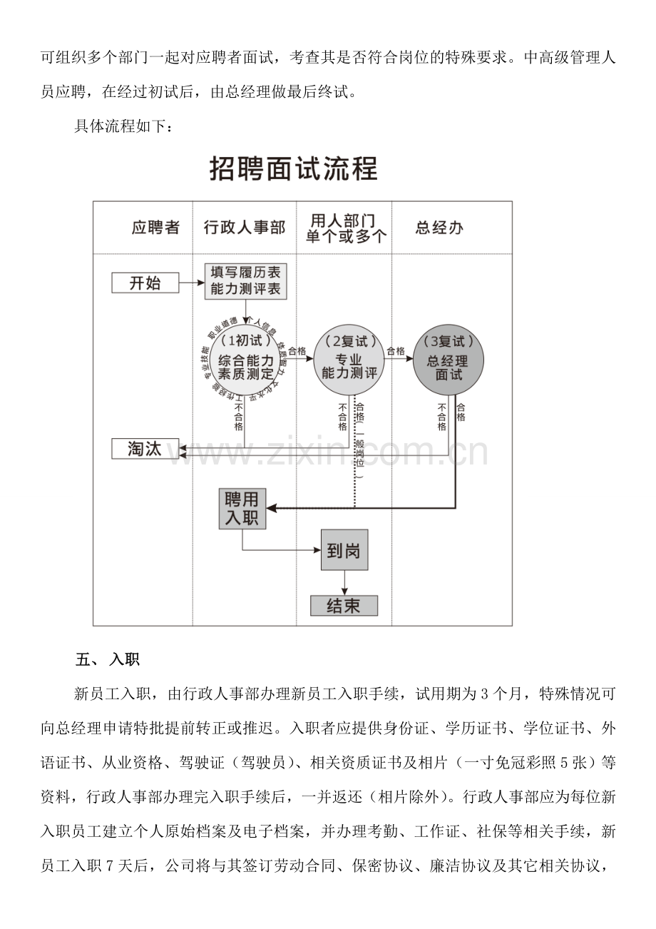 人事-人事管理规定(修).doc_第3页