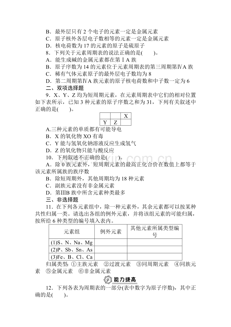 2015-2016学年高一化学下册同步练习题23.doc_第2页