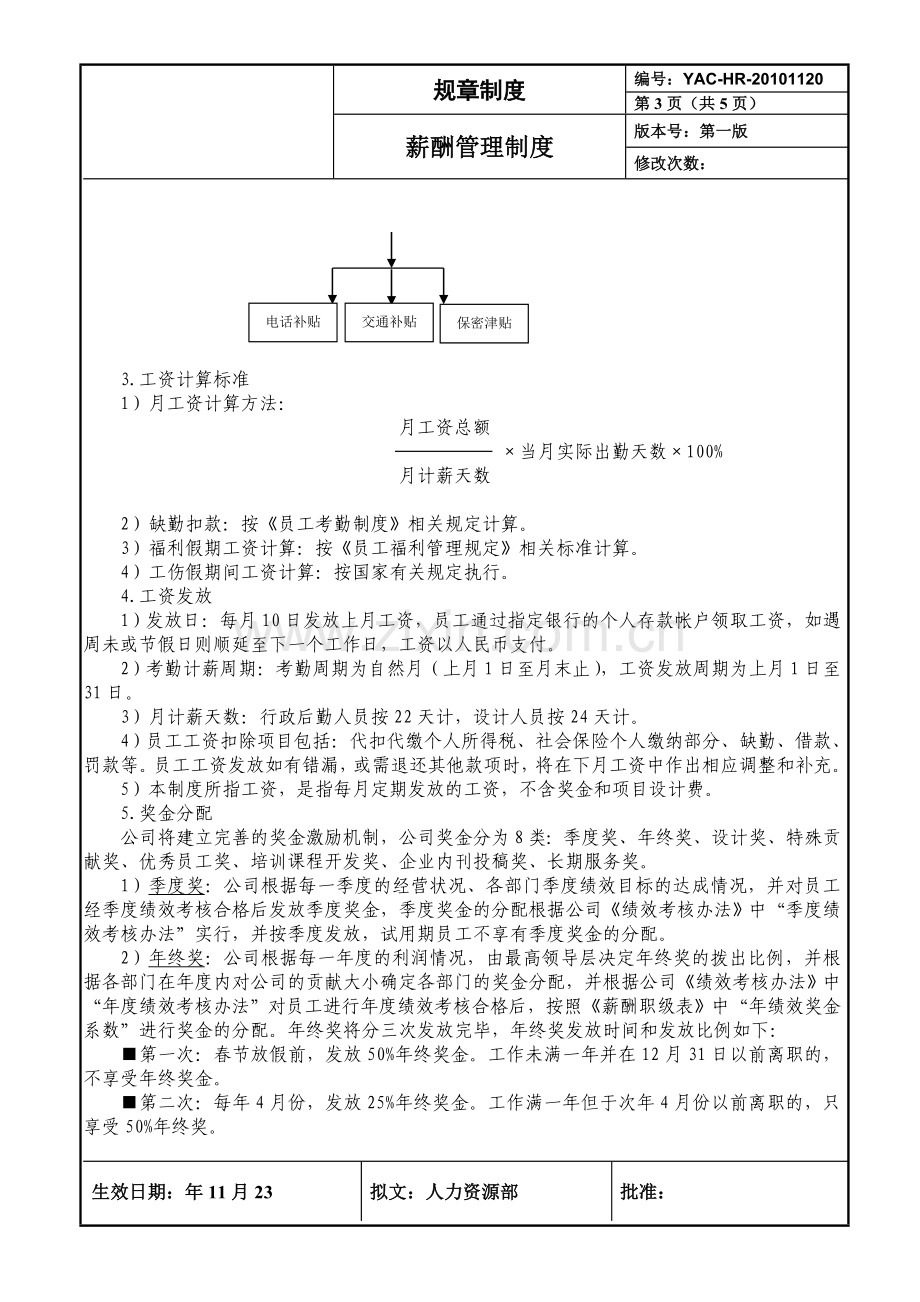 企业员工薪酬管理规定.doc_第3页