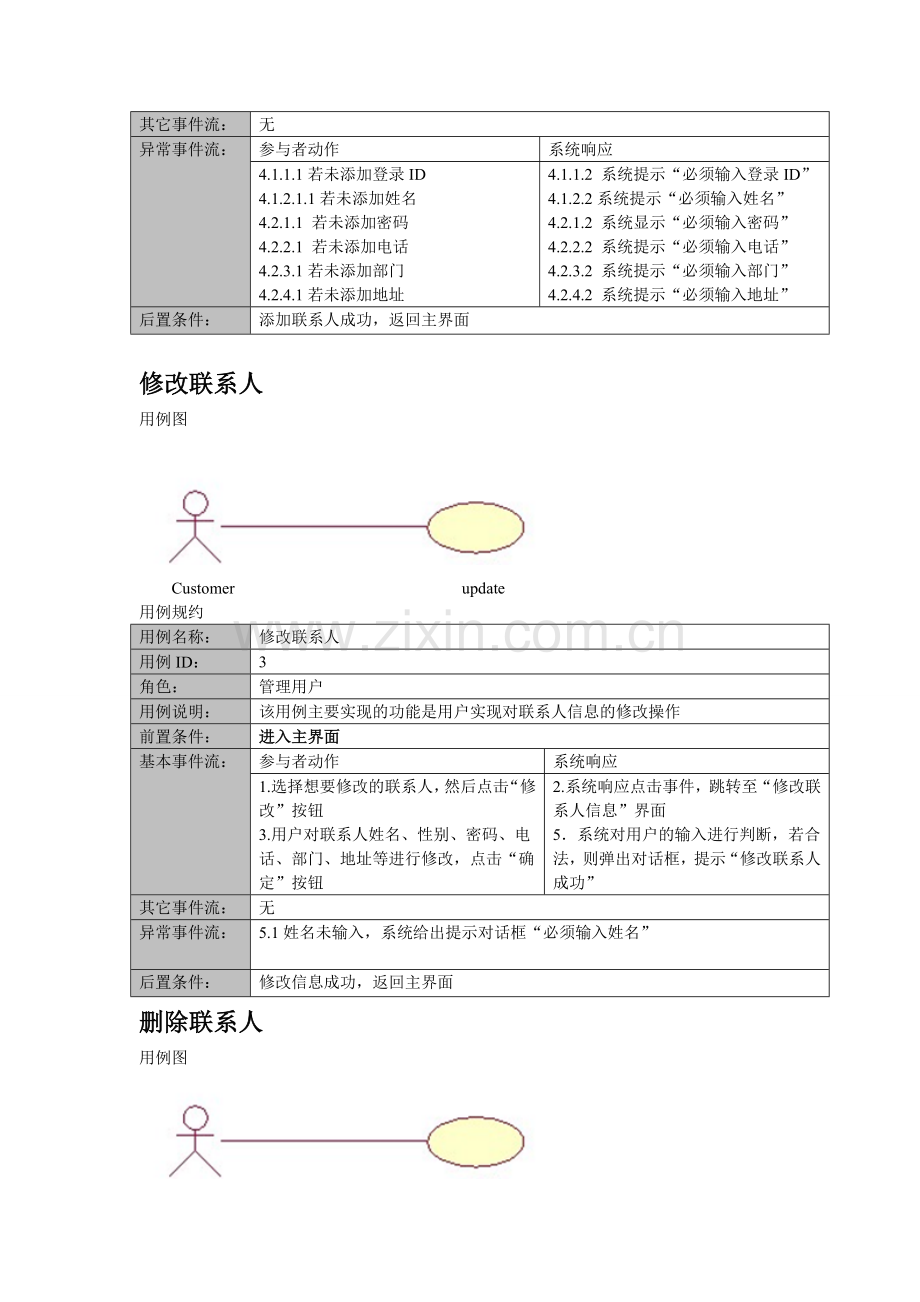 客房管理系统-用例规约.doc_第3页