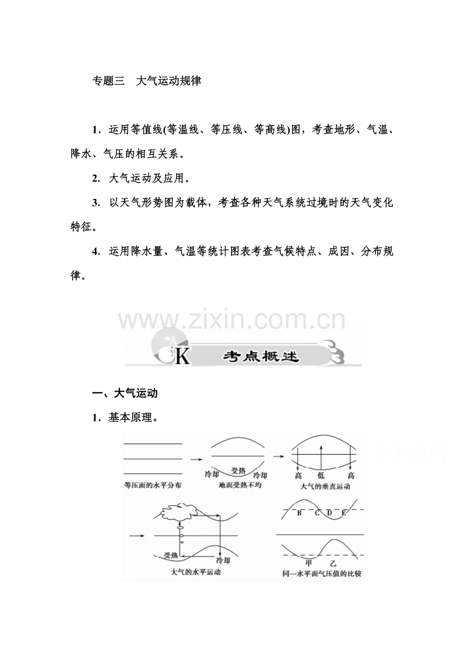 2016届高考地理第二轮考点强化训练11.doc_第1页