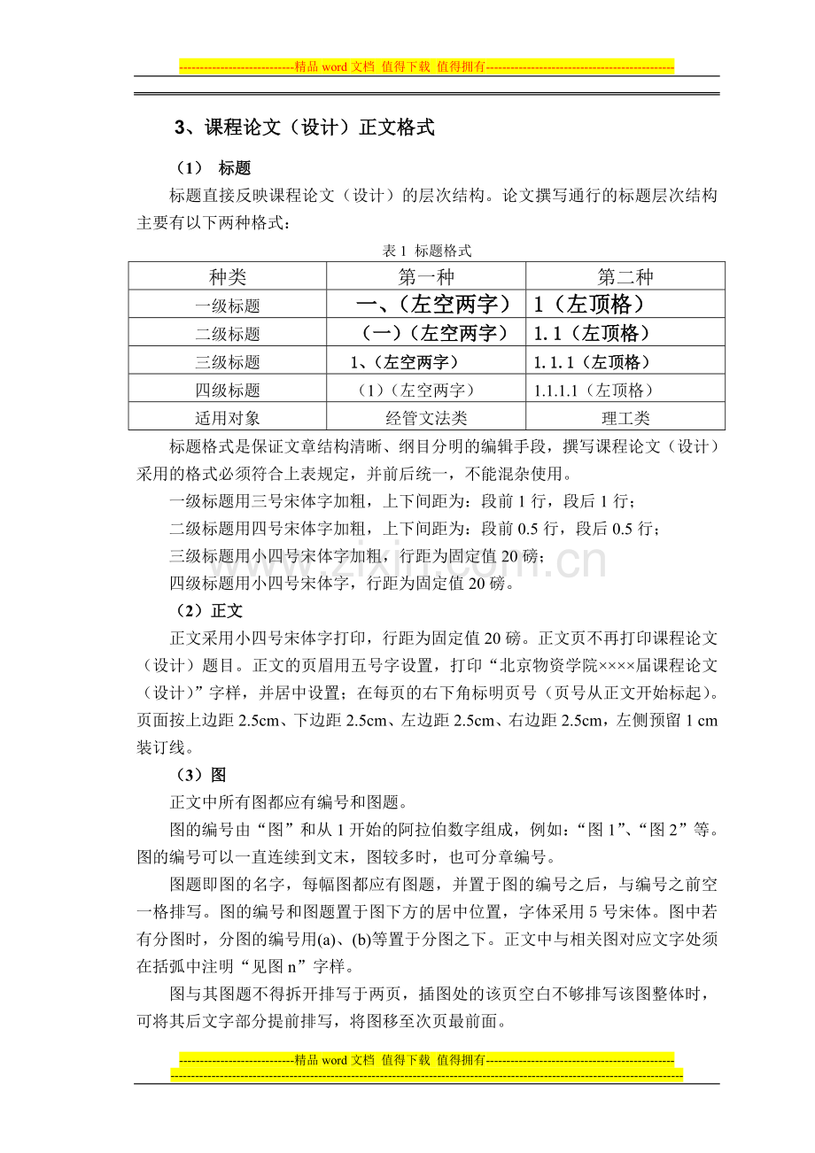 北京物资学院本科课程论文手册—参考.doc_第3页