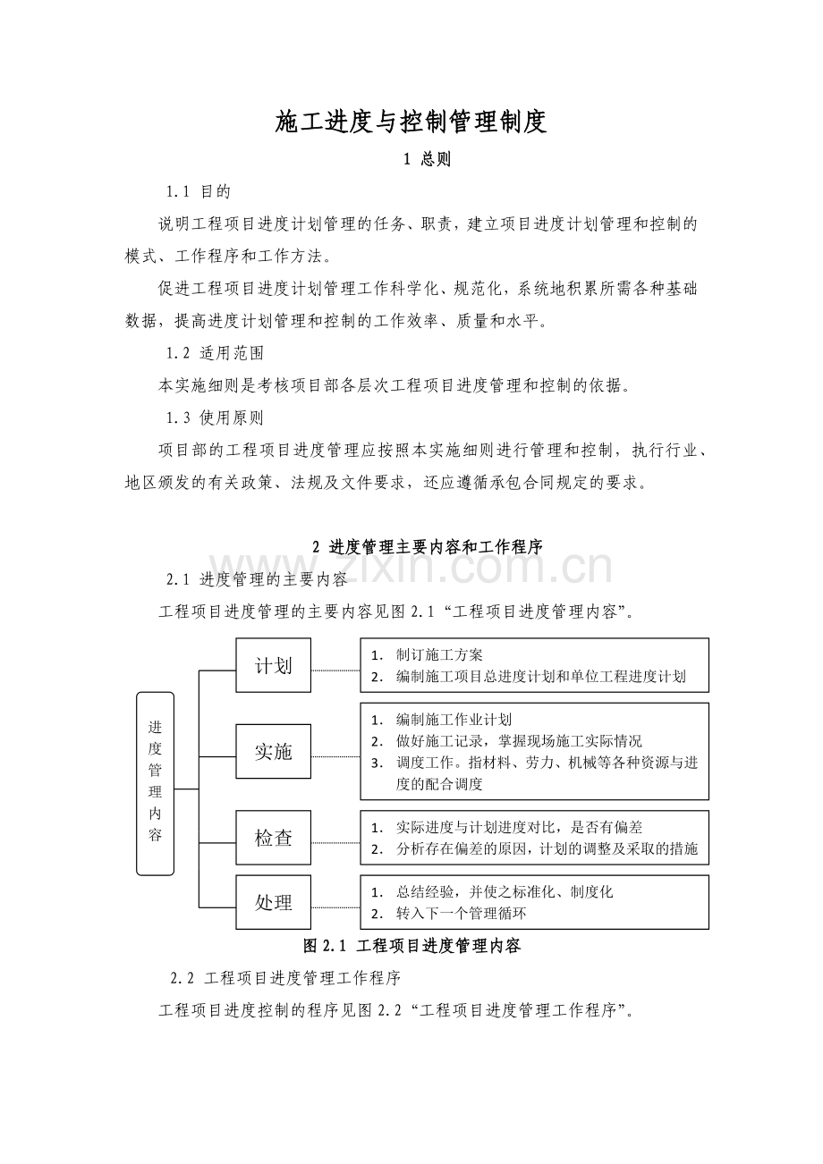 施工进度与控制管理制度.docx_第2页