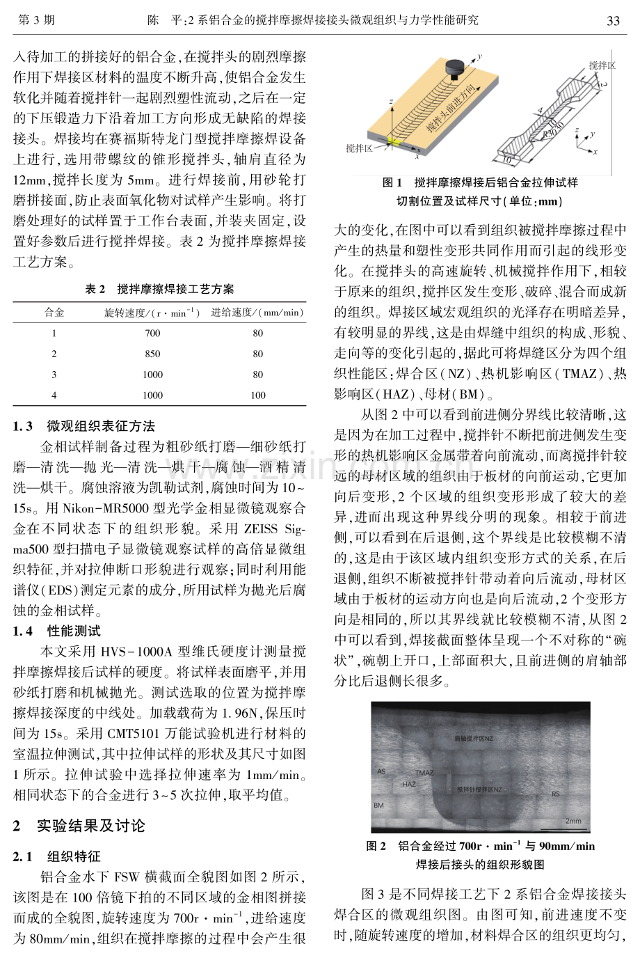 2系铝合金的搅拌摩擦焊接接头微观组织与力学性能研究.pdf_第2页