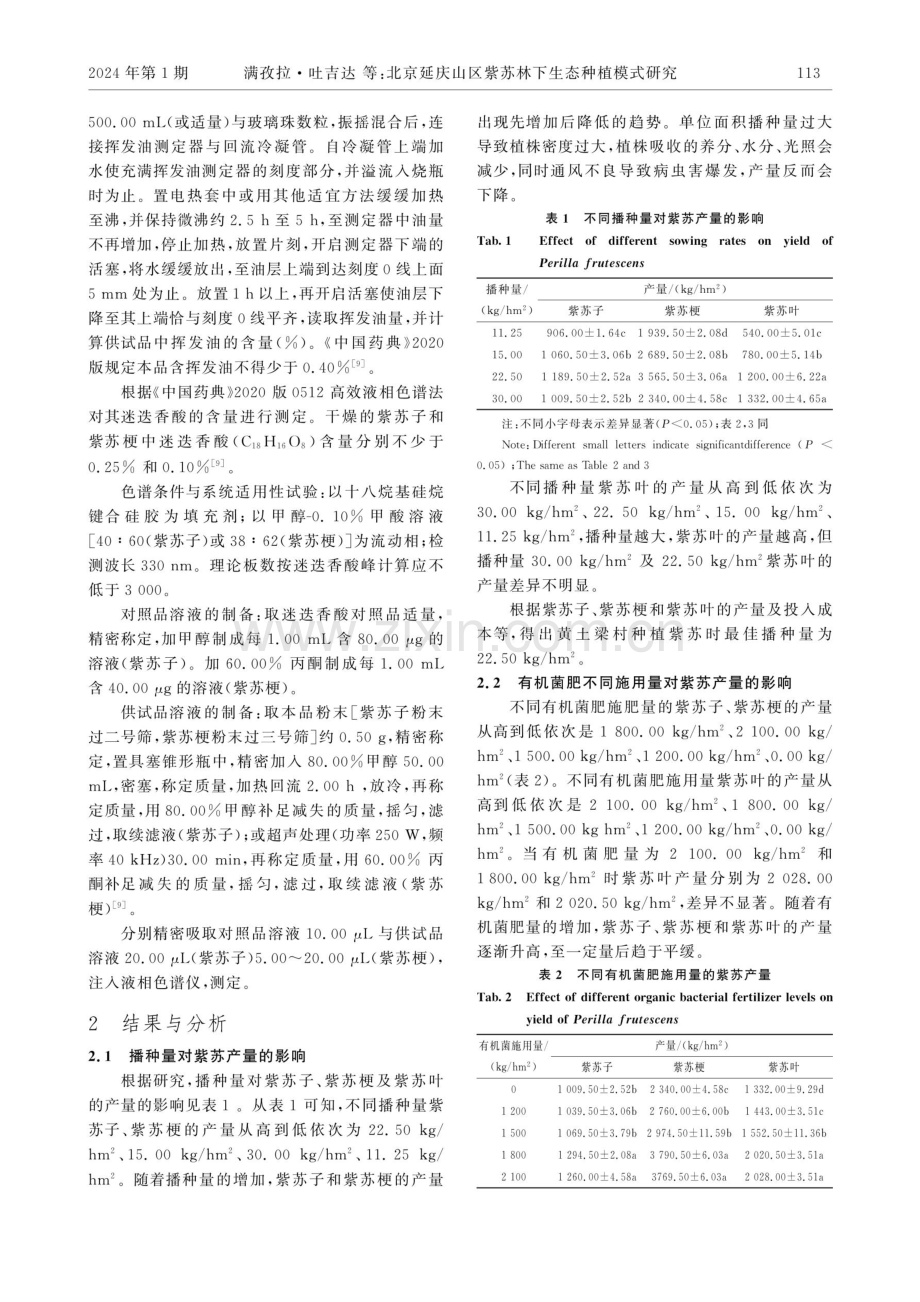 北京延庆山区紫苏林下生态种植模式研究.pdf_第3页