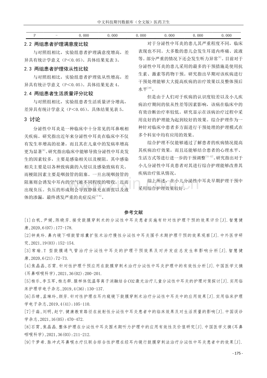 小儿分泌性中耳炎早期护理干预效果观察.pdf_第3页