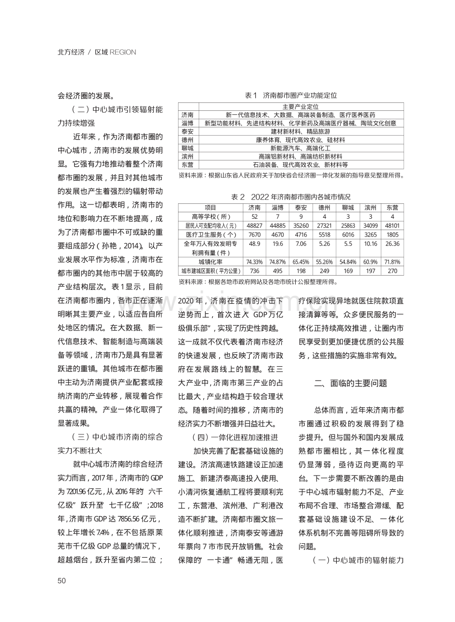 中国式现代化下济南都市圈一体化发展研究.pdf_第2页