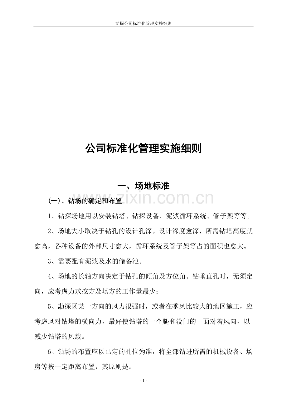 公司标准化管理制度.doc_第1页