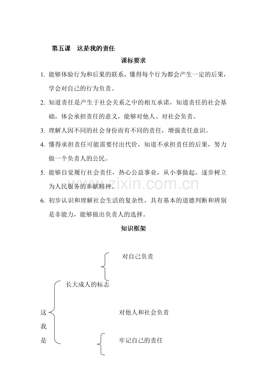 这是我的责任同步测试题.doc_第1页